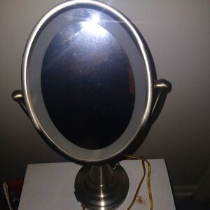 Elegant Silver Vanity Mirror